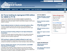 Tablet Screenshot of defensenewsstand.com